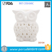 White Owl Candle Melt Aromatherapy Ceramic Oil Burner